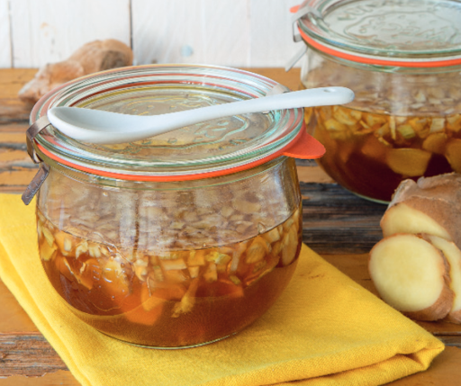 recept fermentovaný Zázvor a fenykl v medu
